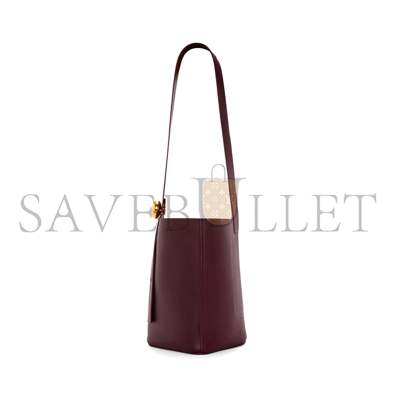 LOEWE MEDIUM PEBBLE BUCKET IN SMOOTH CALFSKIN AANBBBWX01 (28*24.5*23.5cm)